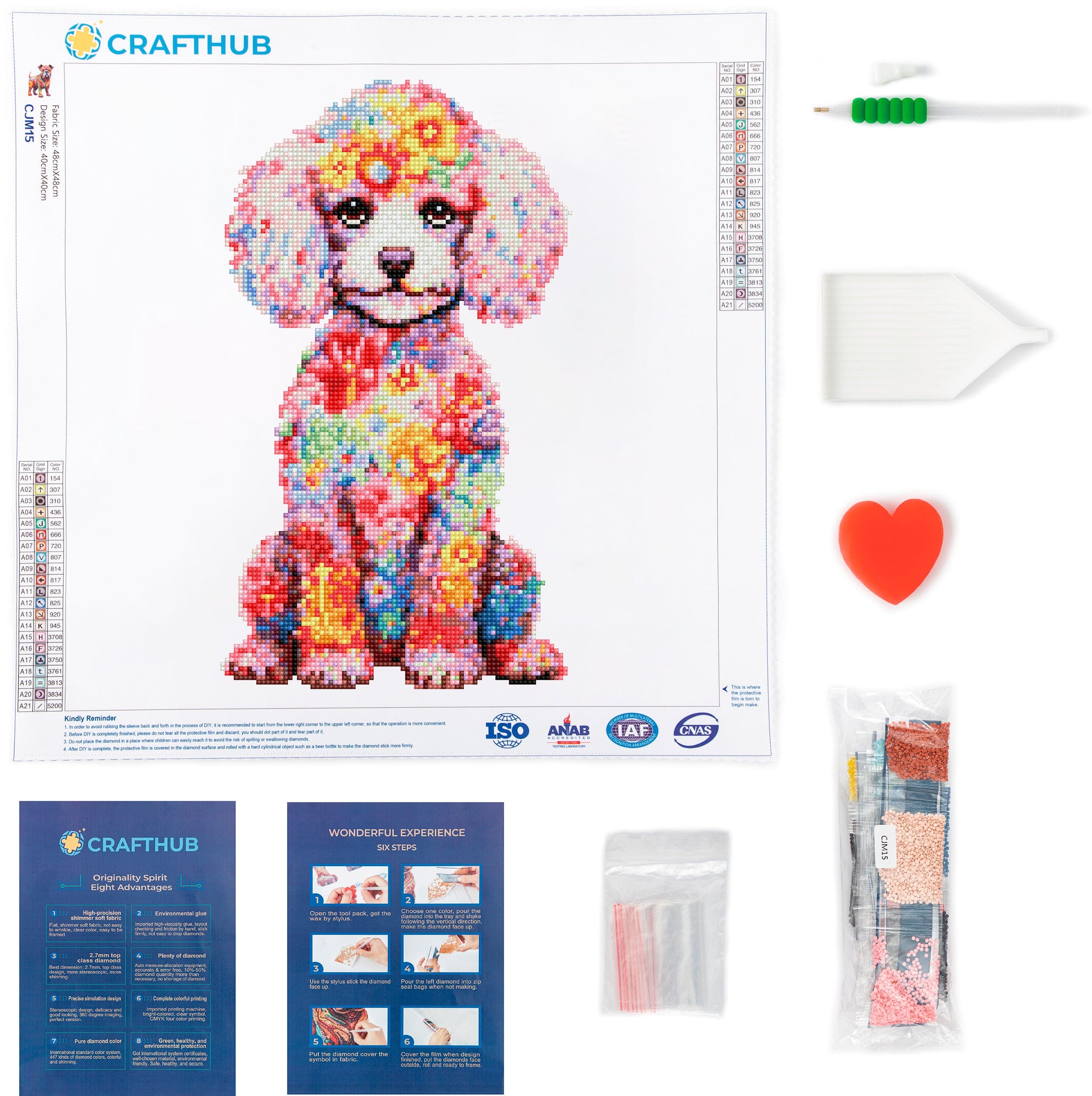 Poodle Dog - Diamond Painting Kit - Image 3