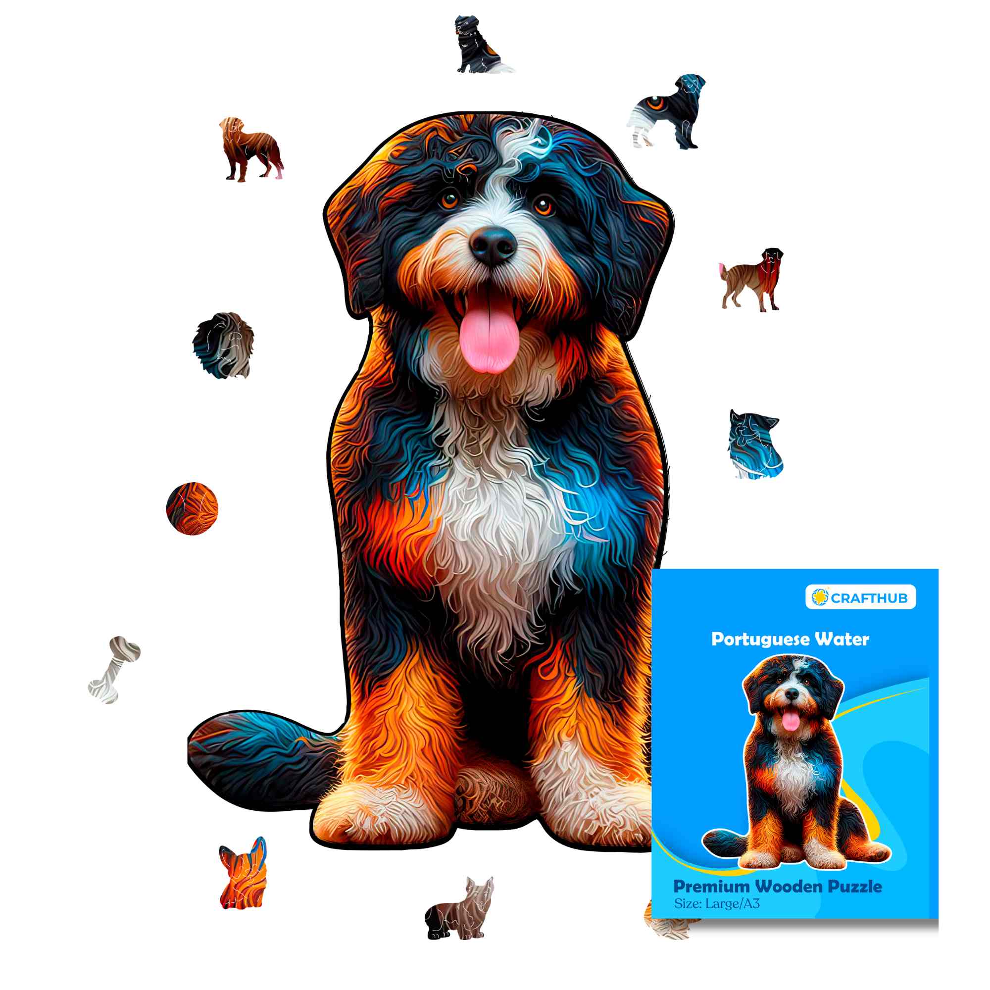 Portuguese Water Dog - Jigsaw Puzzle - Image 2