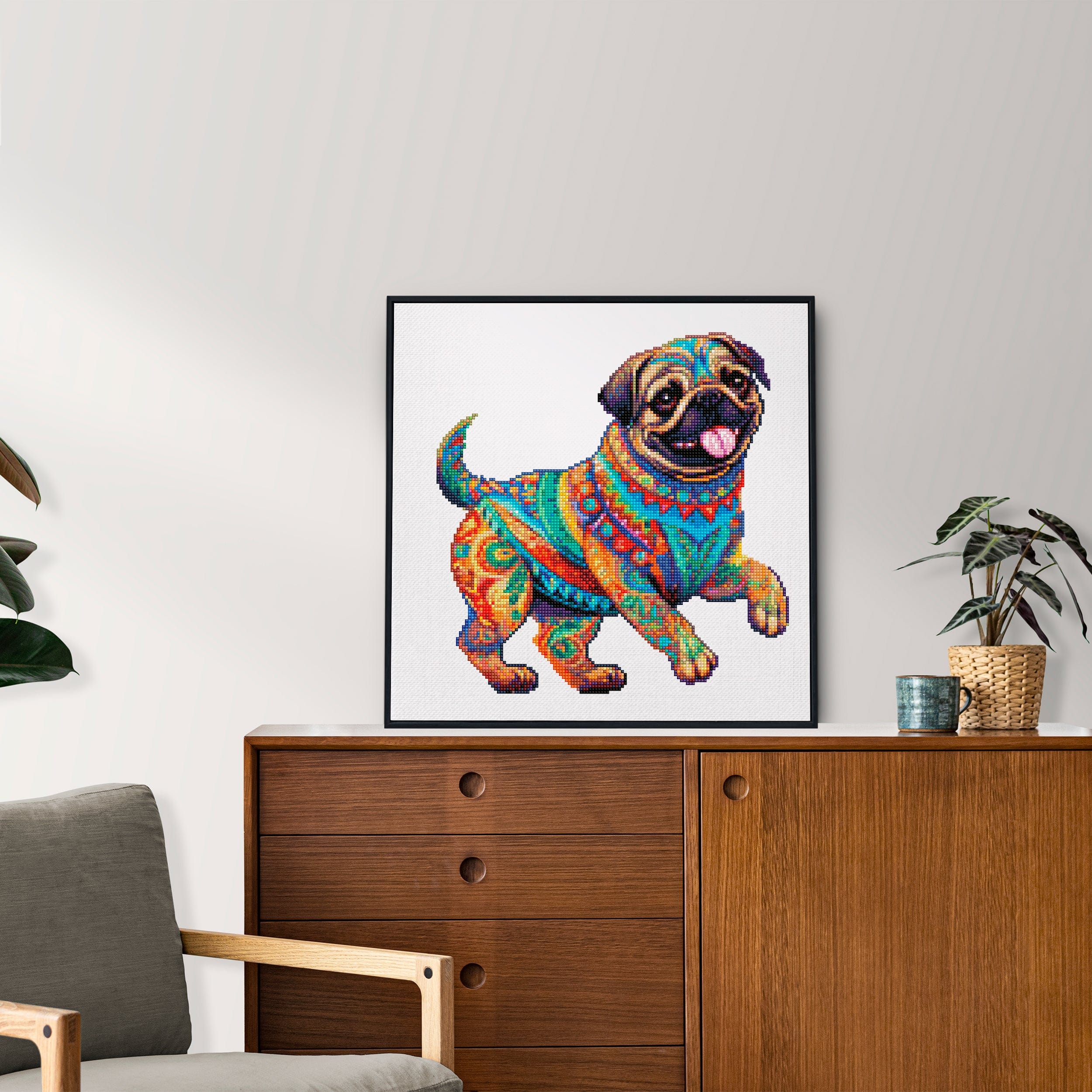 Pug Dog - Diamond Painting Kit - Image 2