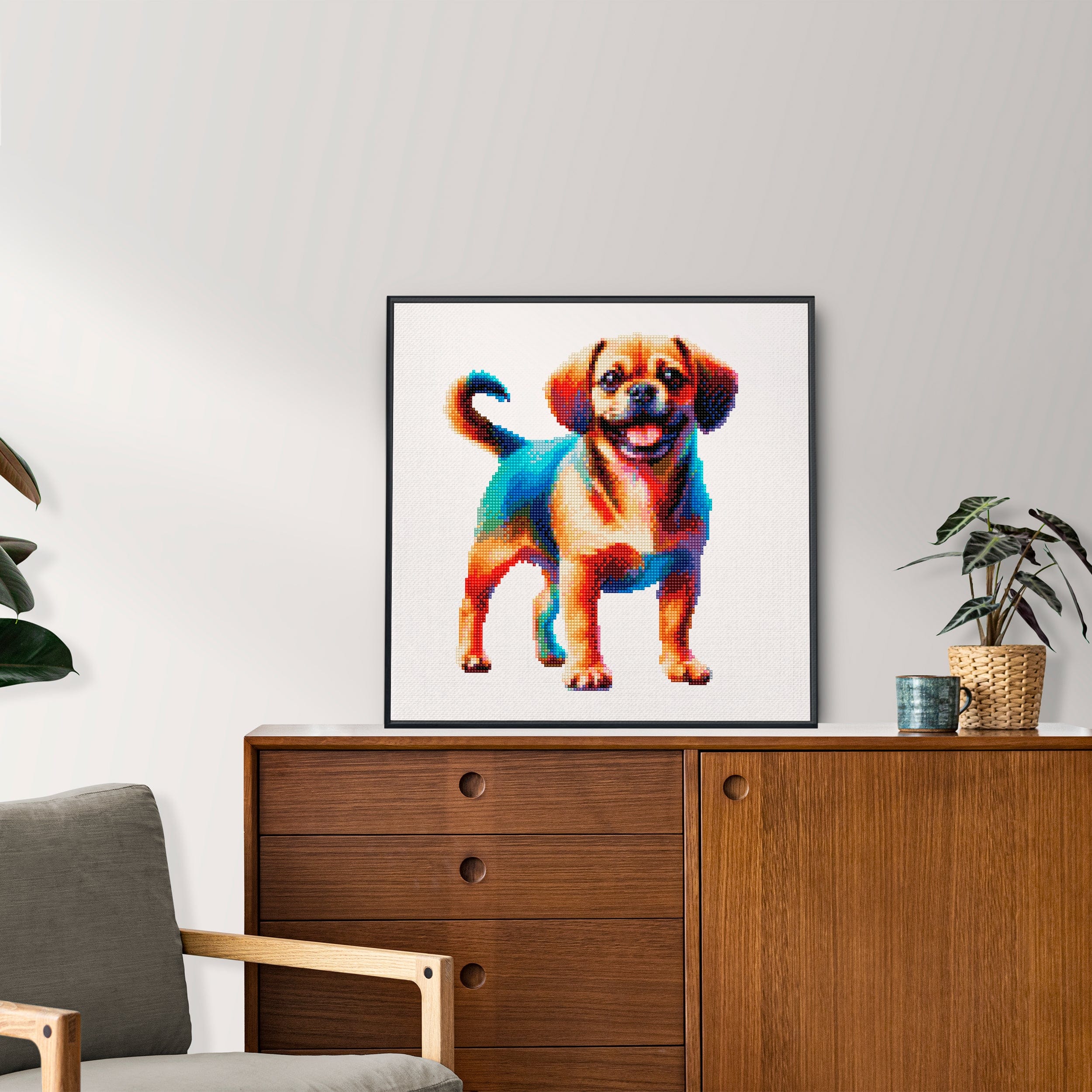Puggle Dog - Diamond Painting Kit - Image 2