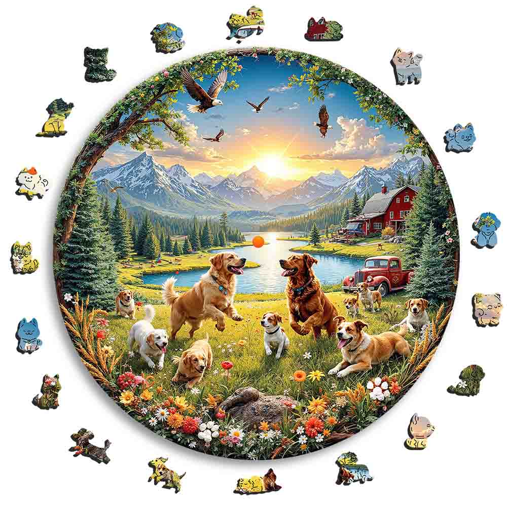 Puppy Playtime - Jigsaw Puzzle - Image 3