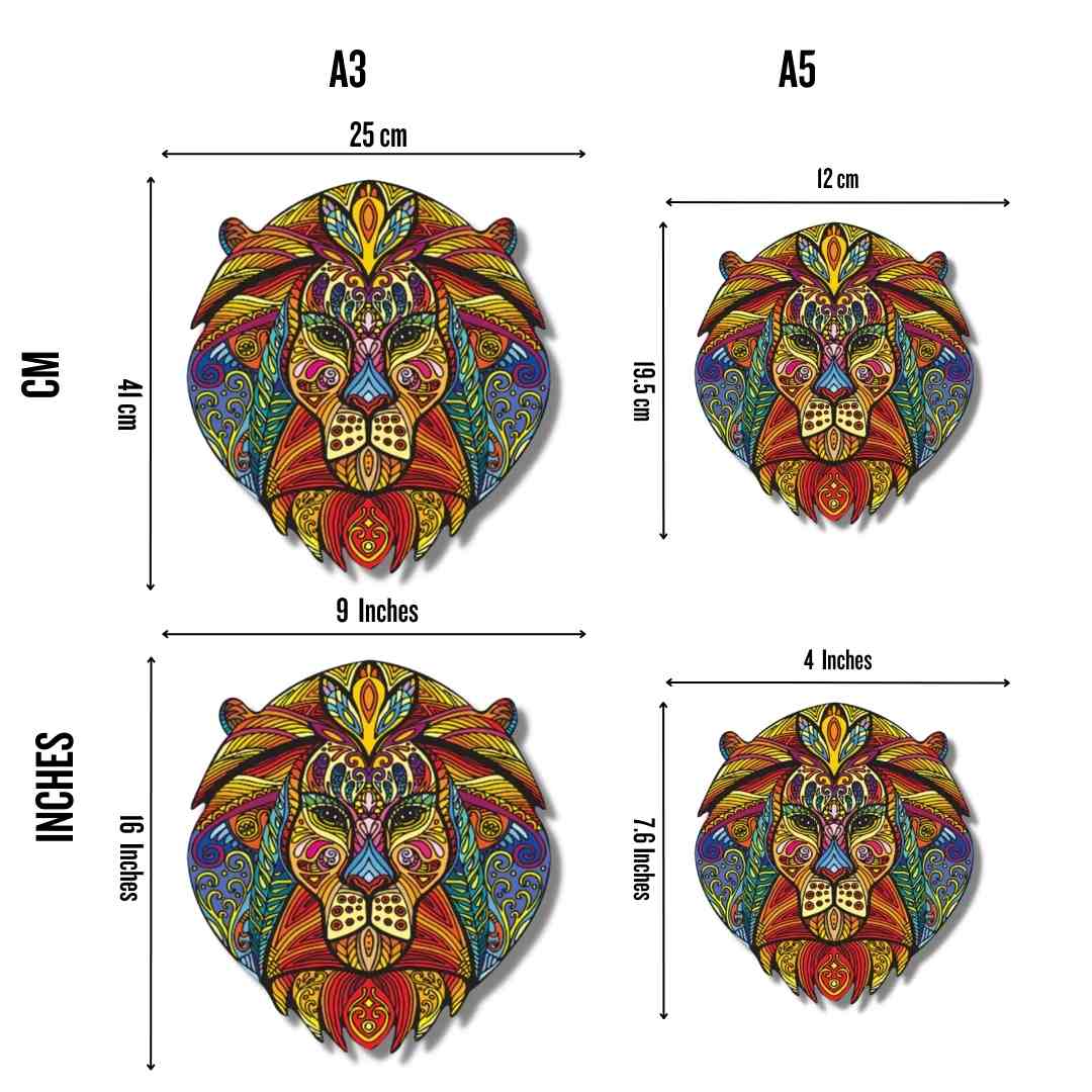 Rainbow Lion - Jigsaw Puzzle - Image 3