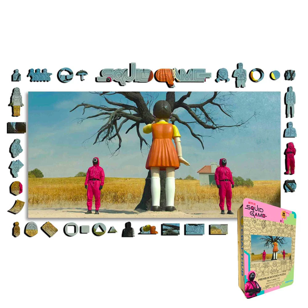 Red Light, Green Light Game - Wooden Jigsaw Puzzle - Image 3