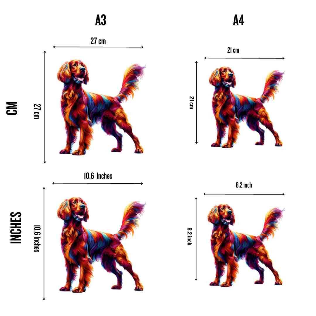 Red Setter / Irish Setter Dog - Jigsaw Puzzle - Image 2