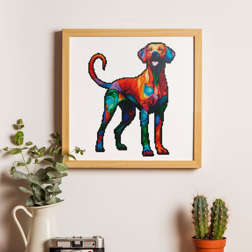 Rhodesian Ridgeback Dog - Diamond Painting Kit - Image 2