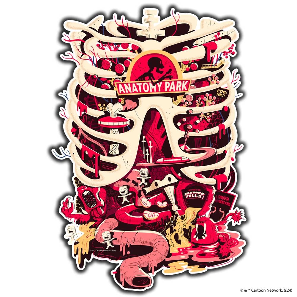 Rick and Morty Anatomy Park - Wooden Jigsaw Puzzle - Image 3