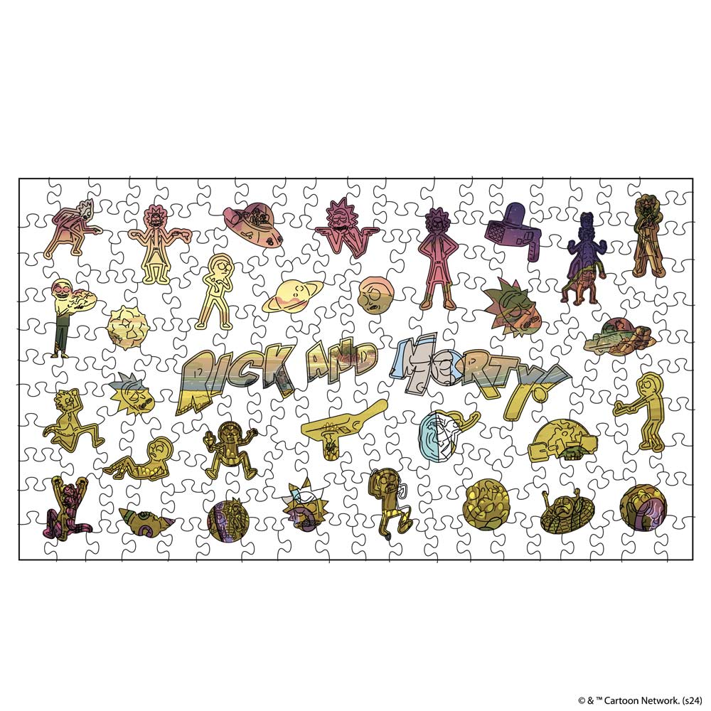 Rick and Morty Another Planet - Wooden Jigsaw Puzzle - Image 3