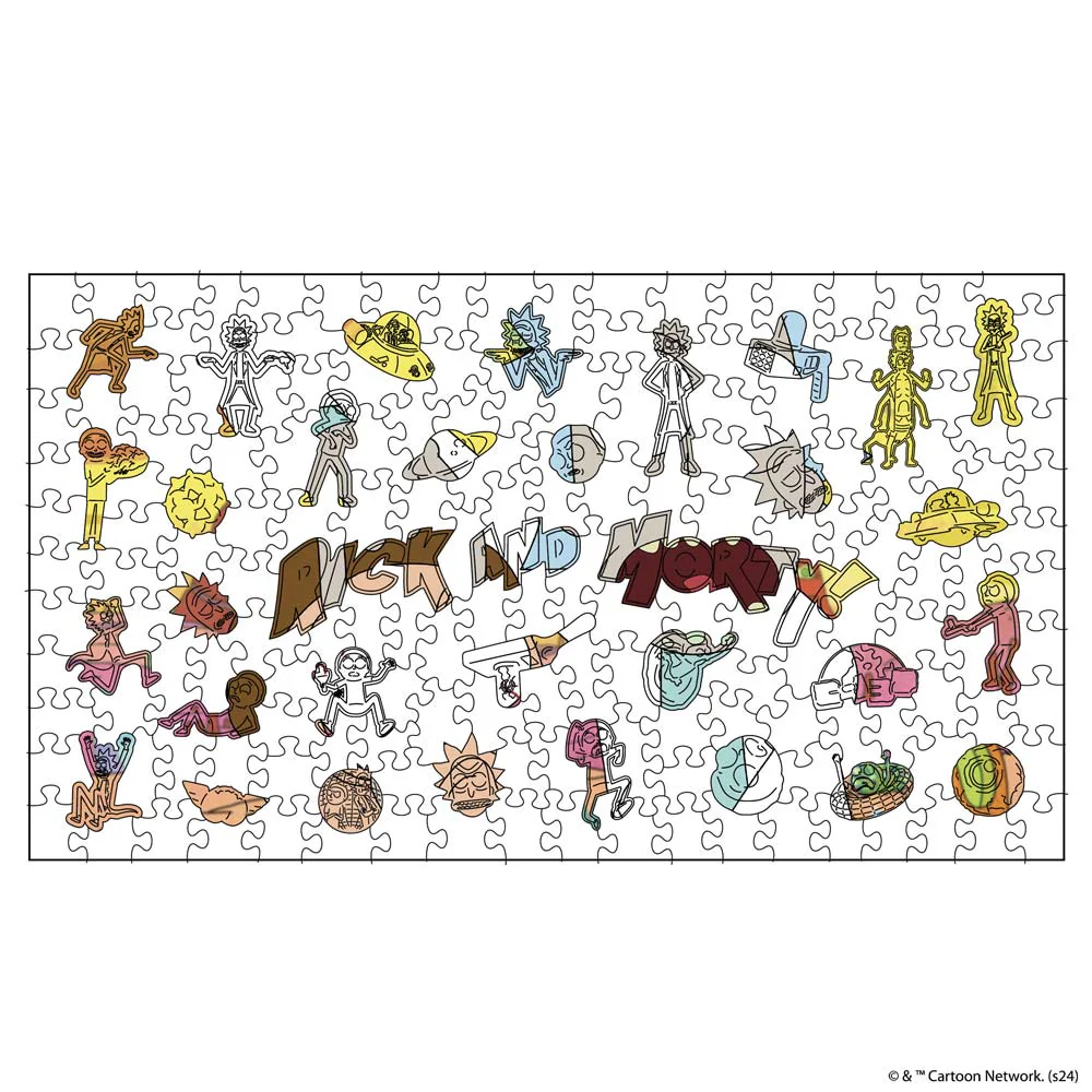 Rick and Morty Look At That - Wooden Jigsaw Puzzle - Image 3