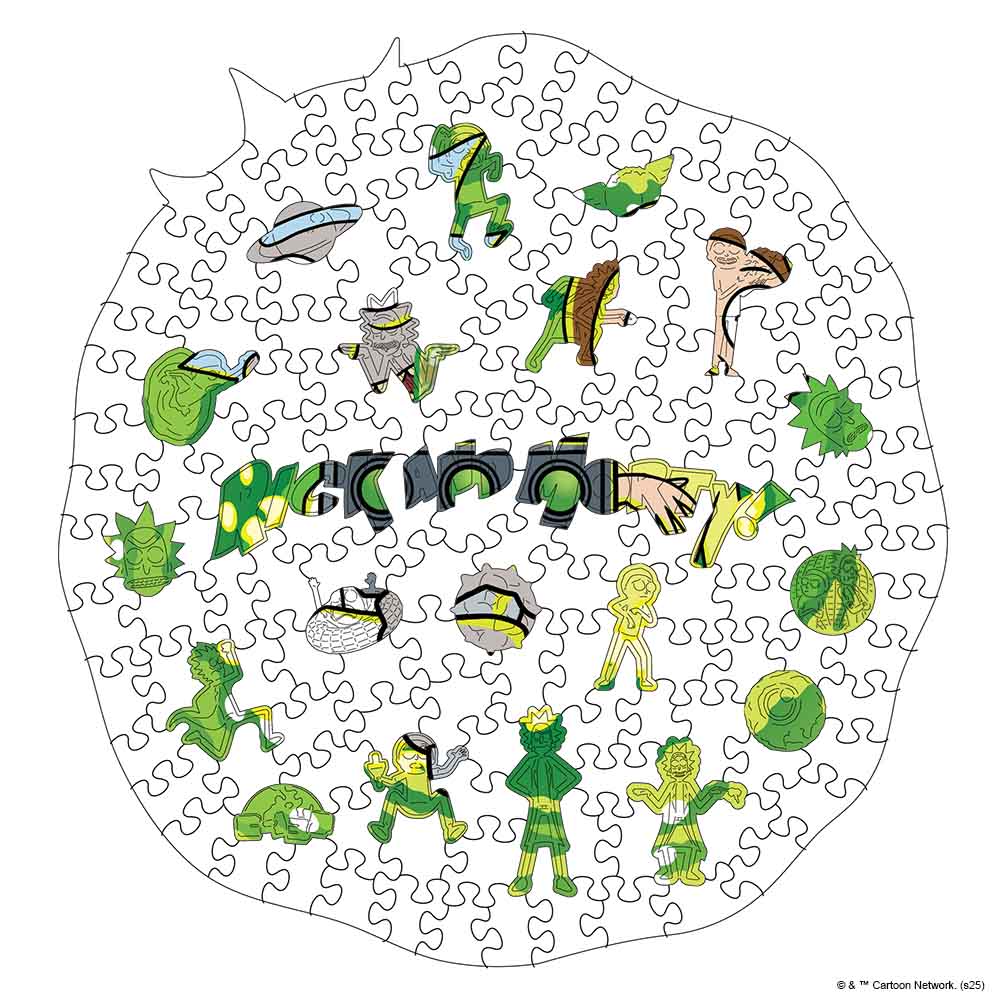 Rick and Morty Madness - Wooden Jigsaw Puzzle - Image 2