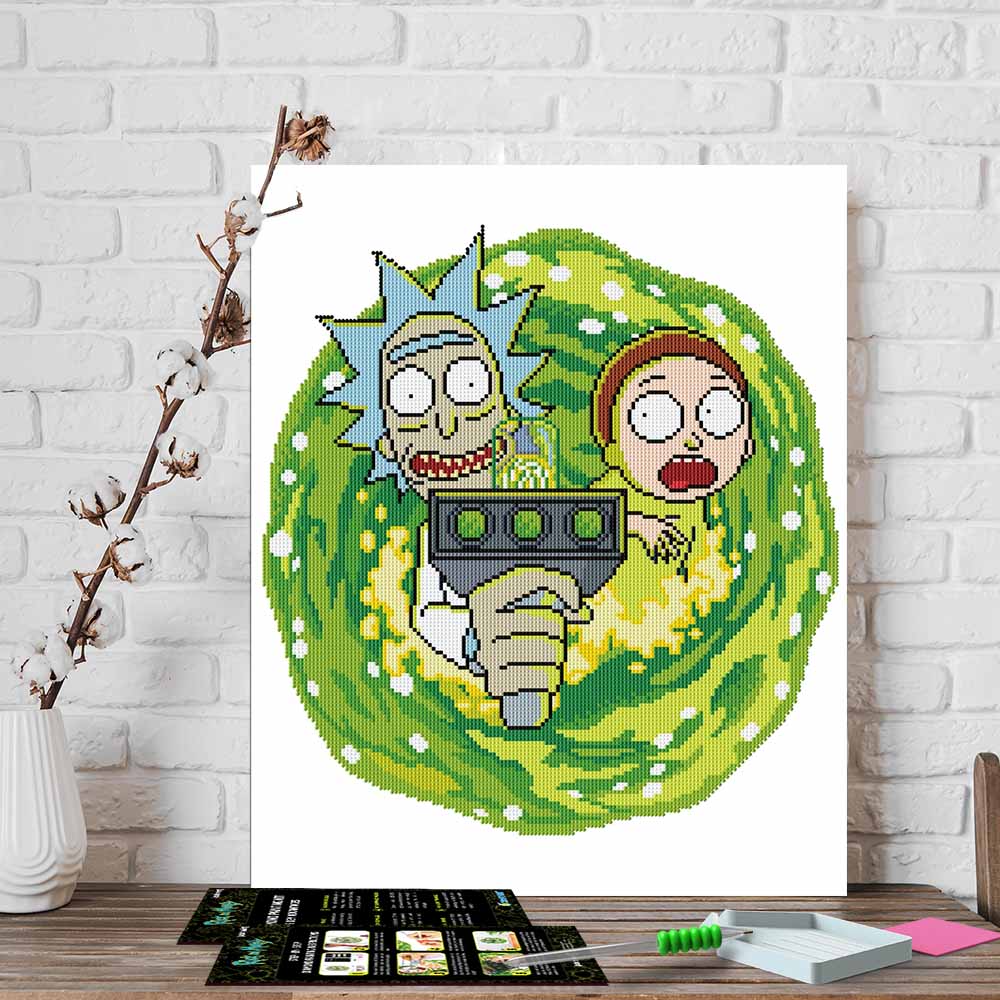 Rick & Morty - Diamond Painting Kit - Image 2