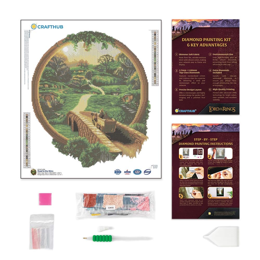 Road to the Shire - Diamond Painting Kit - Image 3