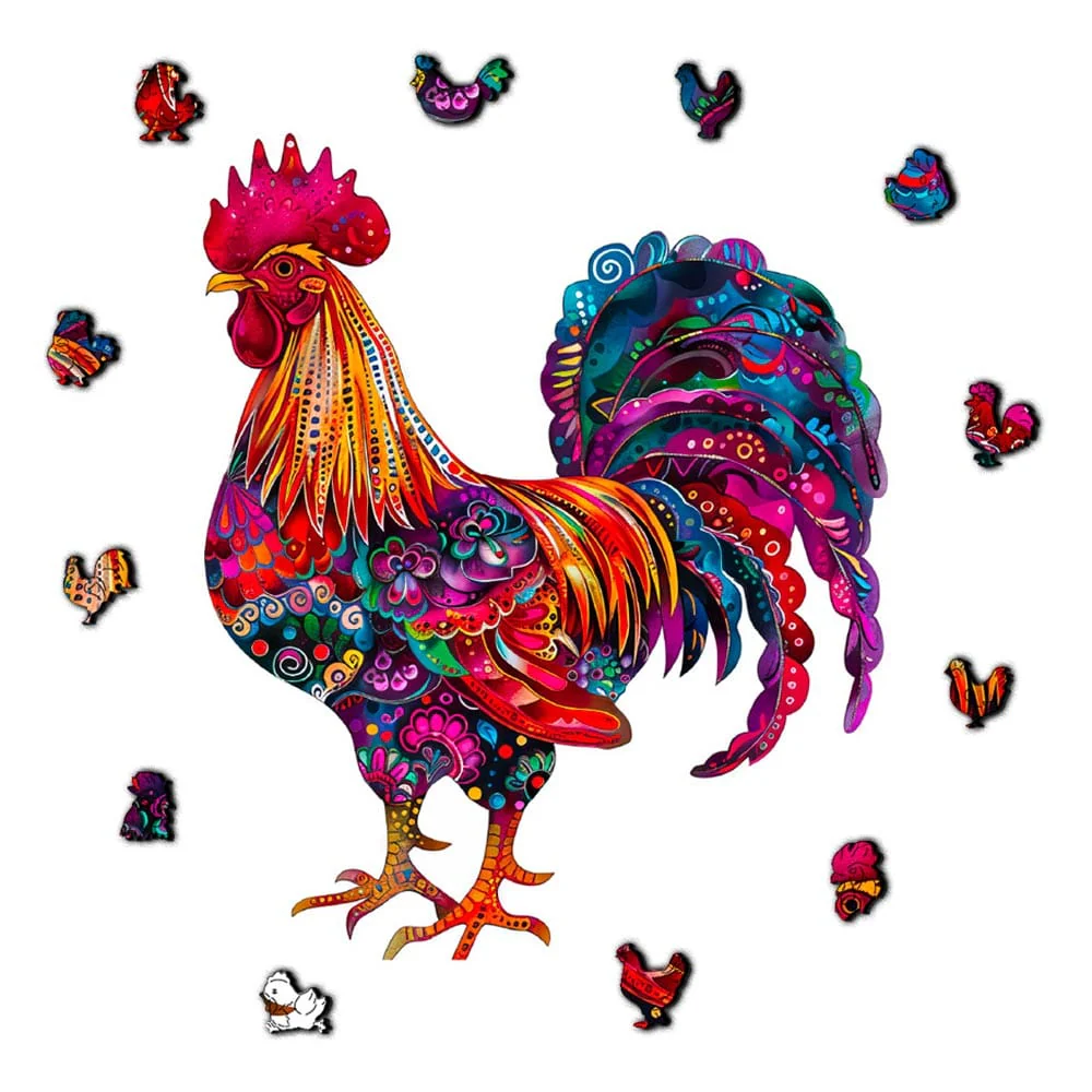 Rooster - Jigsaw Puzzle - Image 3