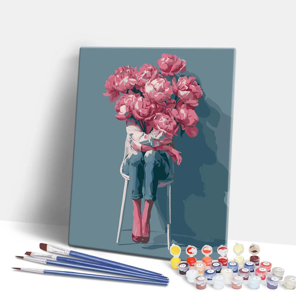 Rooted in Bloom - Paint By Numbers Kit - Image 2
