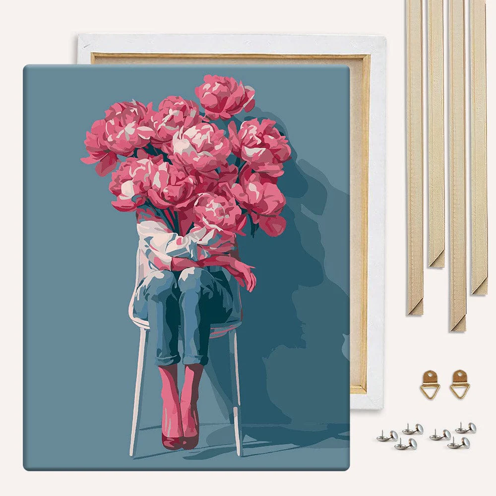 Rooted in Bloom - Paint By Numbers Kit - Image 3