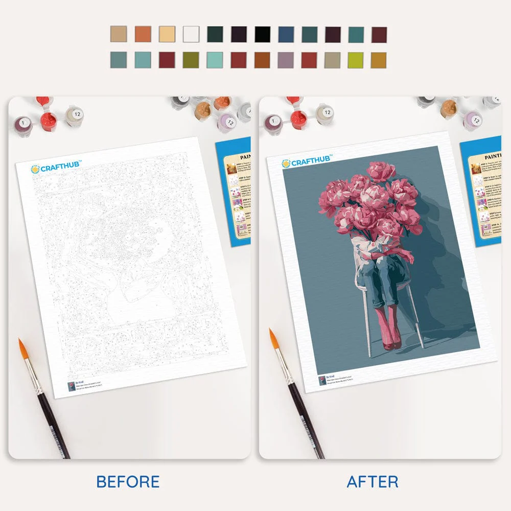 Rooted in Bloom - Paint By Numbers Kit - Image 4