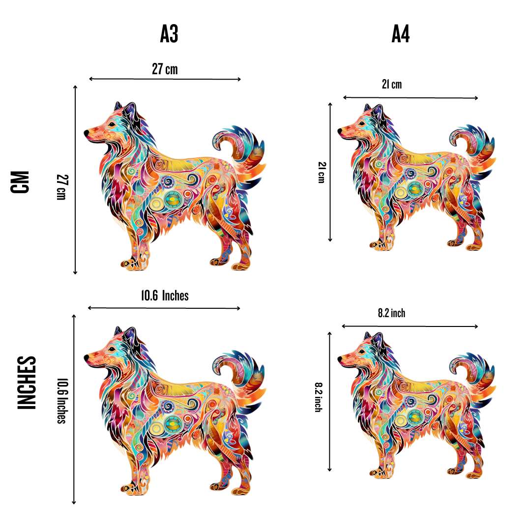 Rough Collie Dog - Jigsaw Puzzle - Image 2