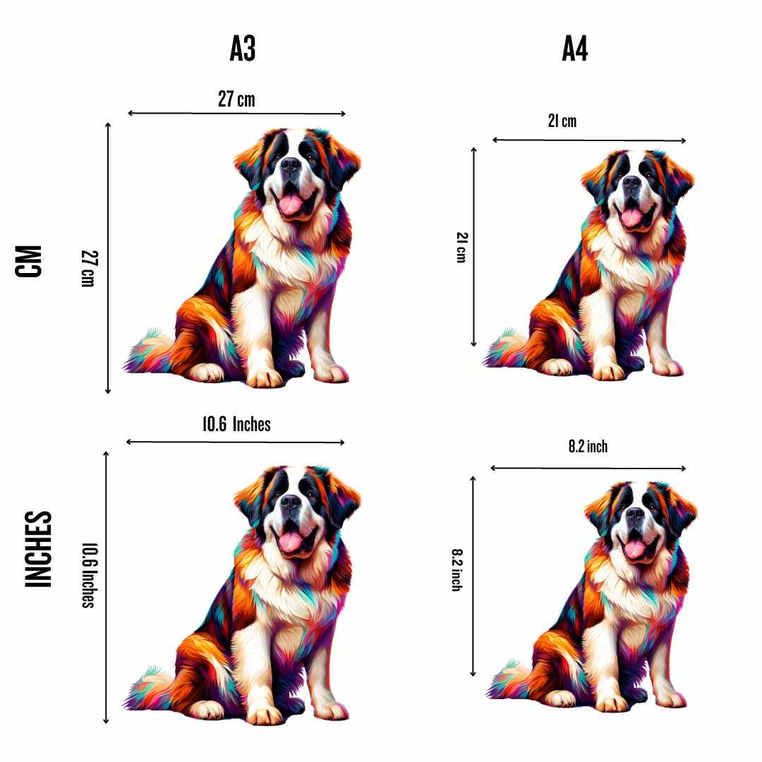 Saint Bernard Dog - Jigsaw Puzzle - Image 2