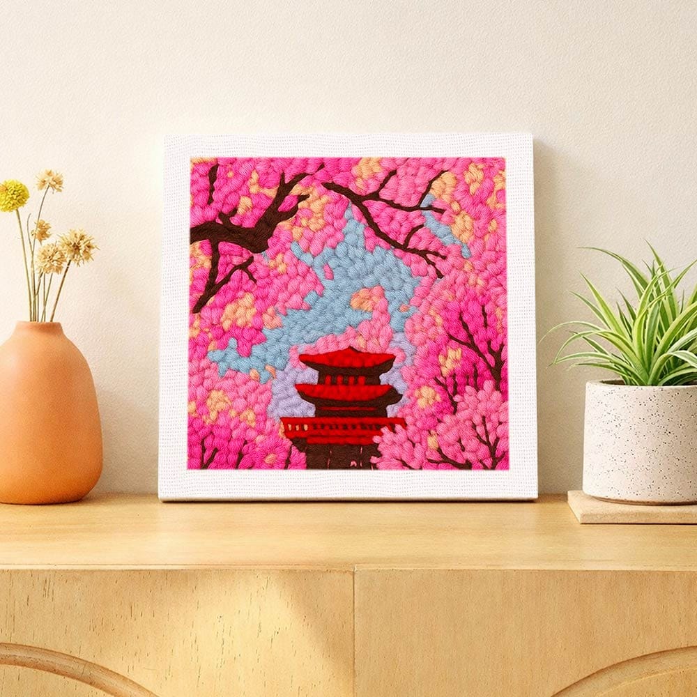Sakura Shrine - Punch Needle Kit - Image 2