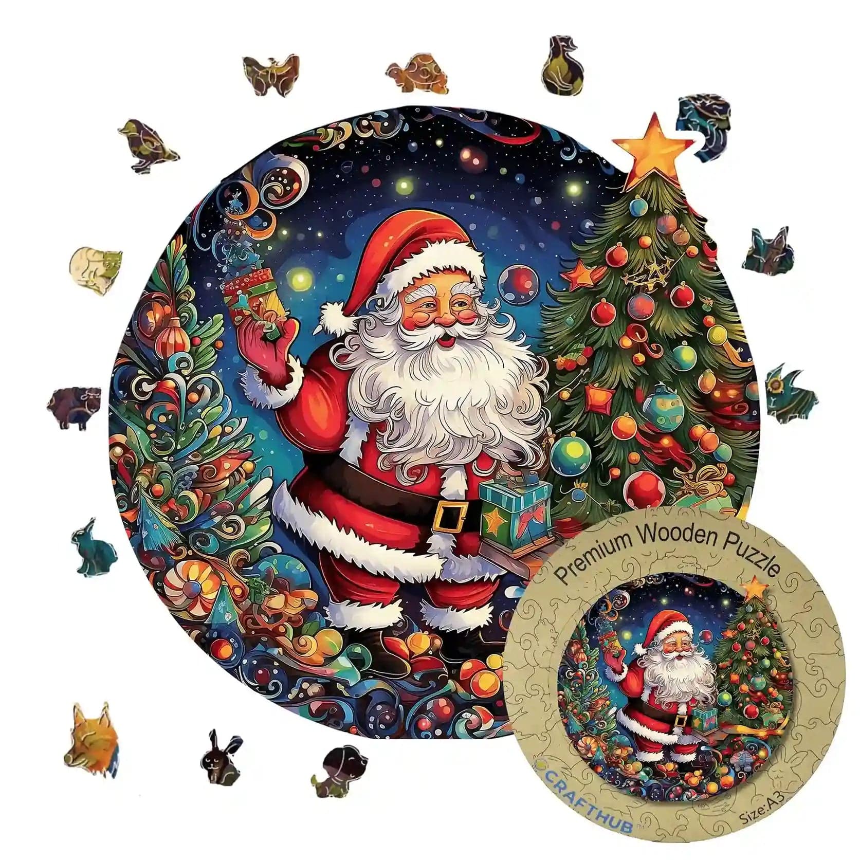 Santa Claus - Jigsaw Puzzle - Image 3