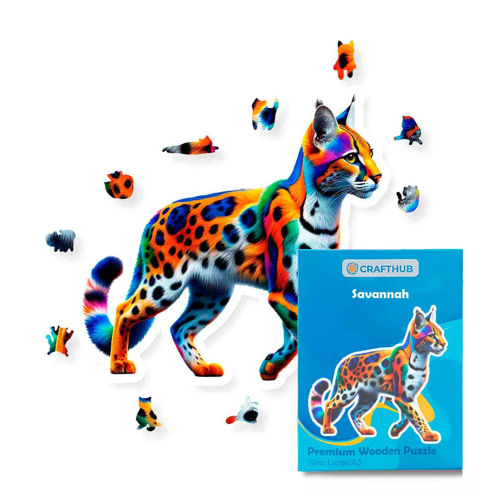 Savannah Cat - Jigsaw Puzzle - Image 2