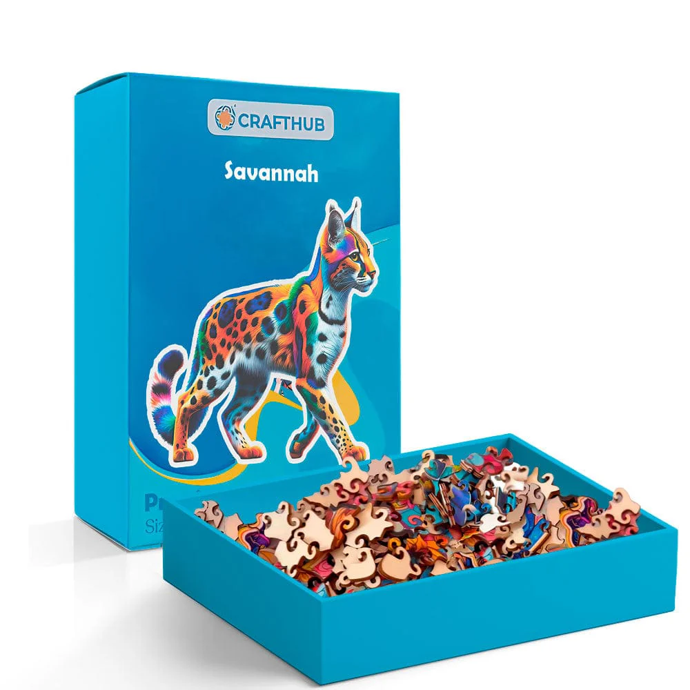Savannah Cat - Jigsaw Puzzle - Image 4