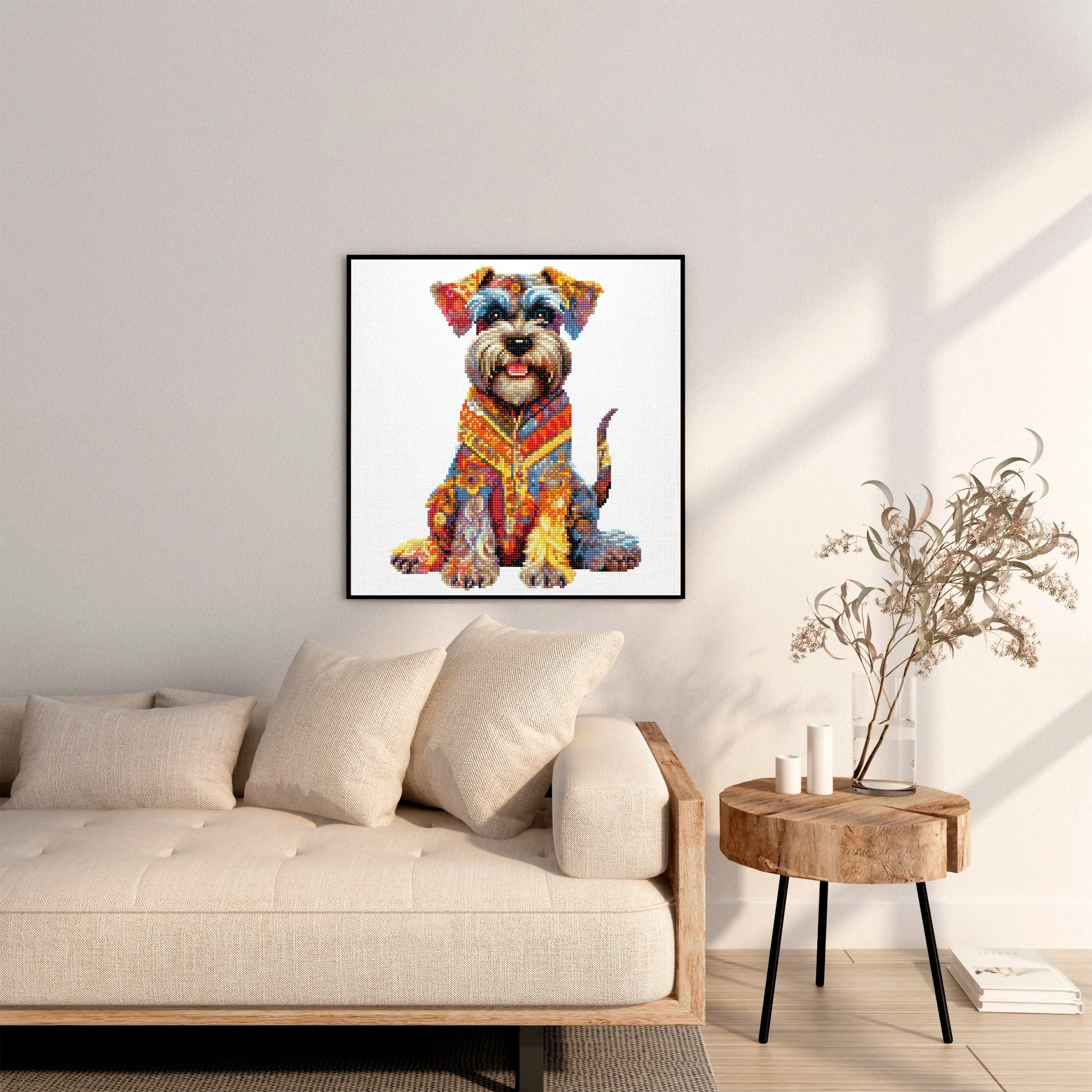 Schnauzer Dog - Diamond Painting Kit - Image 2