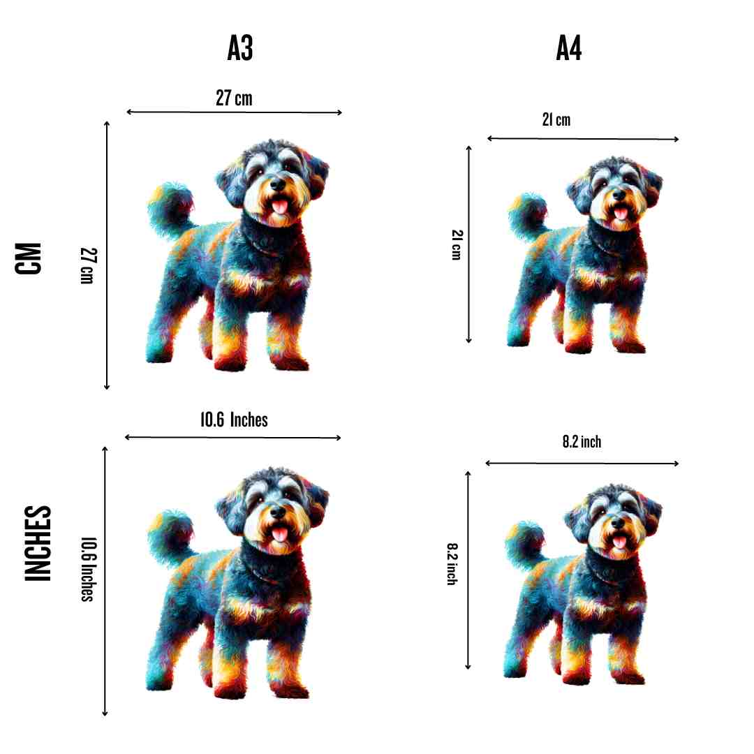 Schnoodle Dog - Jigsaw Puzzle - Image 2