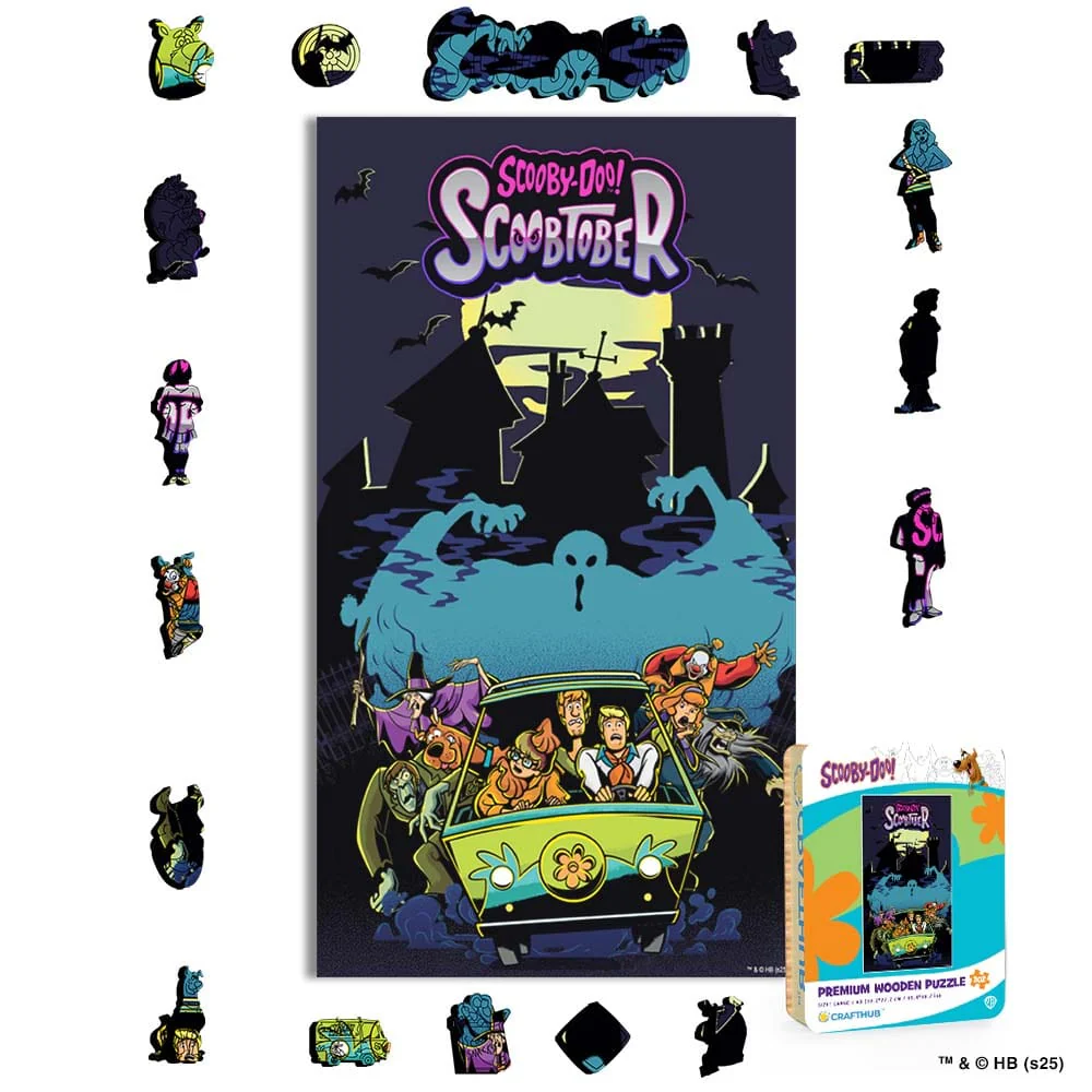 Scoobtober Haunted Chase - Wooden Jigsaw Puzzle
