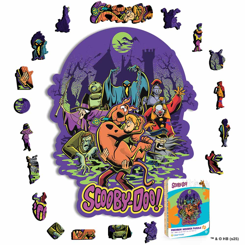 Scooby-Doo Monsters - Wooden Jigsaw Puzzle