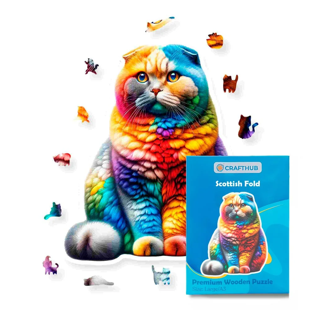 Scottish Fold Cat - Jigsaw Puzzle - Image 2