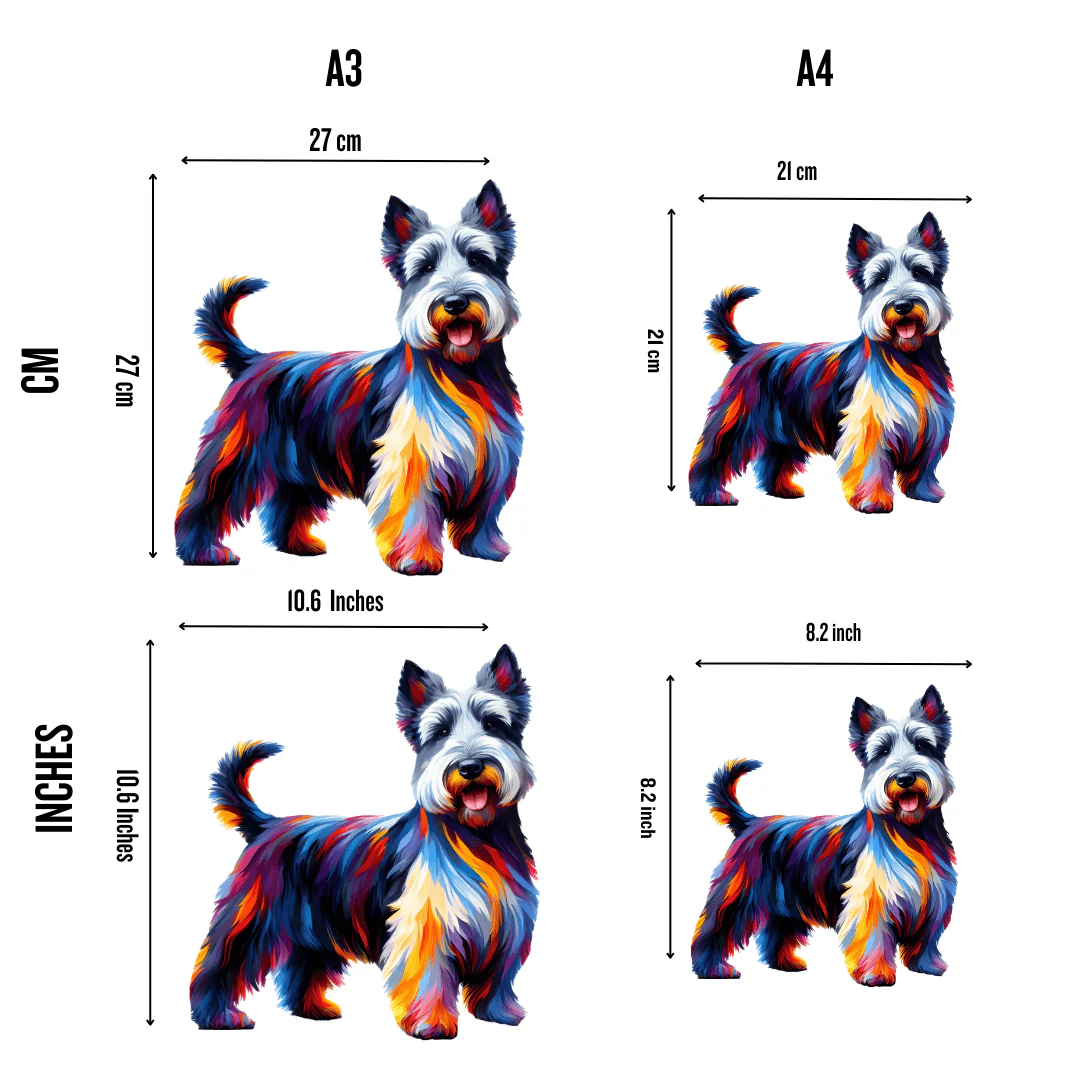 Scottish Terrier / Scottie Dog - Jigsaw Puzzle - Image 2