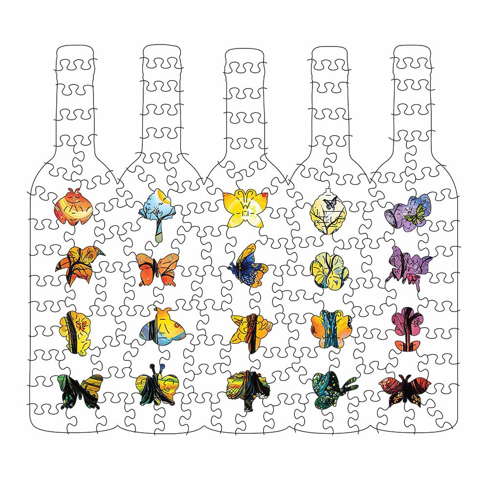 🔥Last Day - Secret Bottles - Wooden Jigsaw Puzzle - Image 2