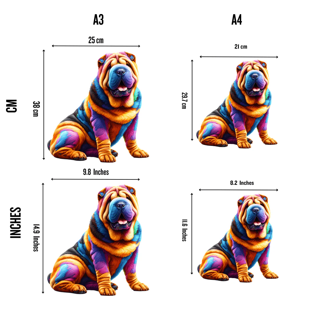 Shar Pei Dog - Jigsaw Puzzle - Image 2