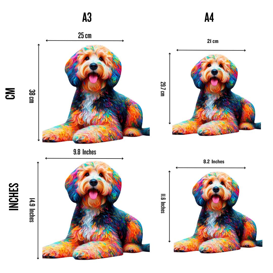 Sheepadoodle Dog - Jigsaw Puzzle - Image 4