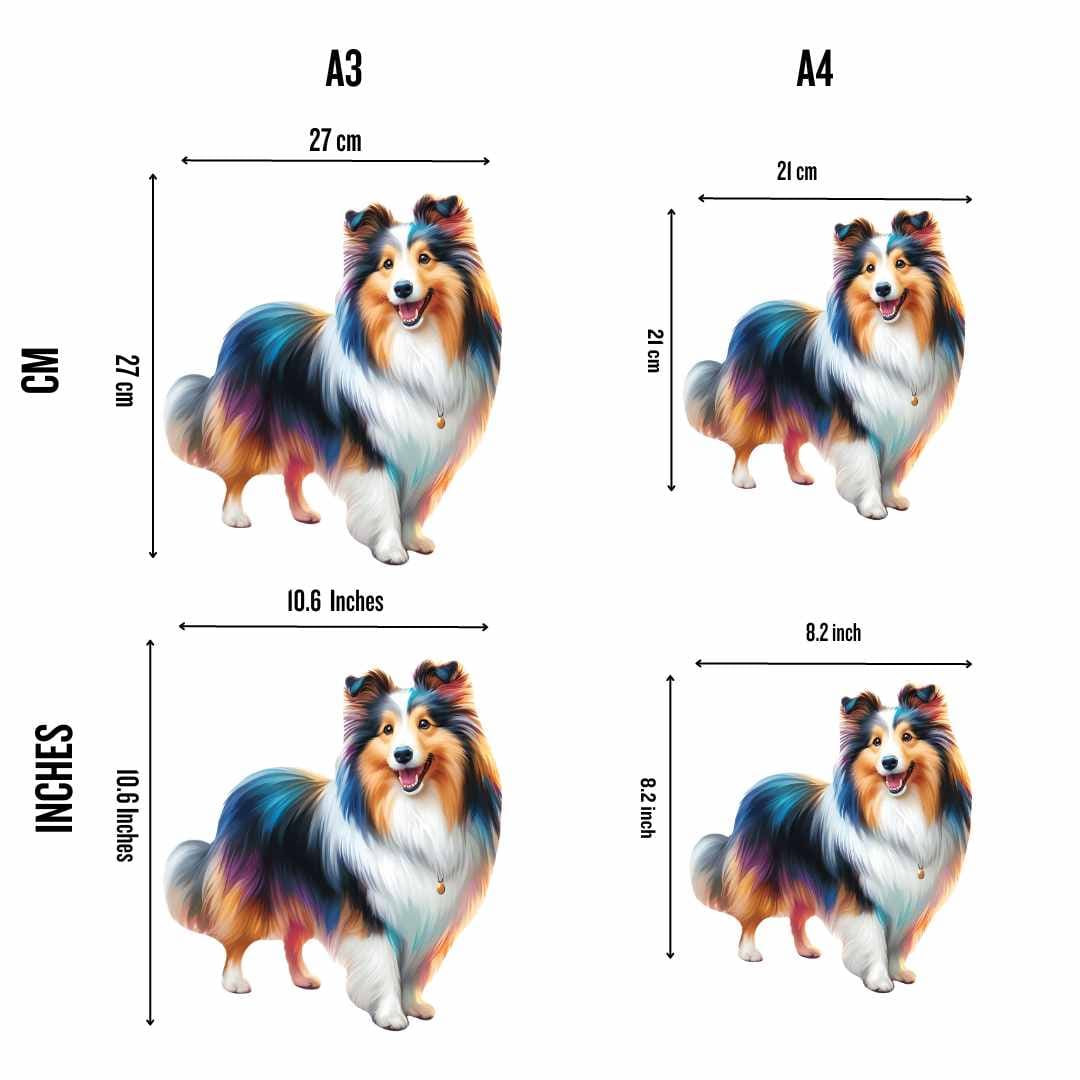Shetland Sheepdog / Sheltie Dog - Jigsaw Puzzle - Image 2