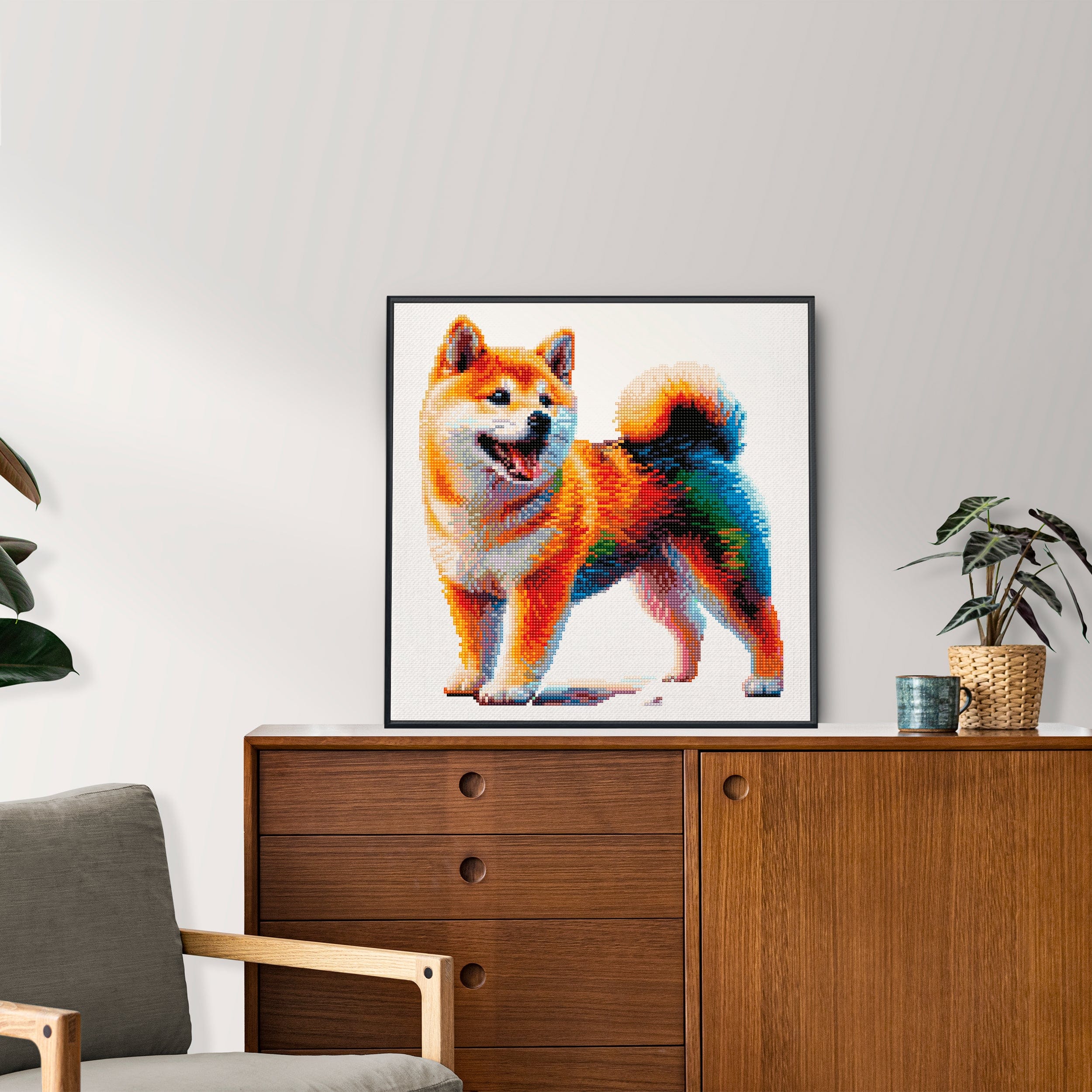 Shiba Inu Dog - Diamond Painting Kit - Image 2