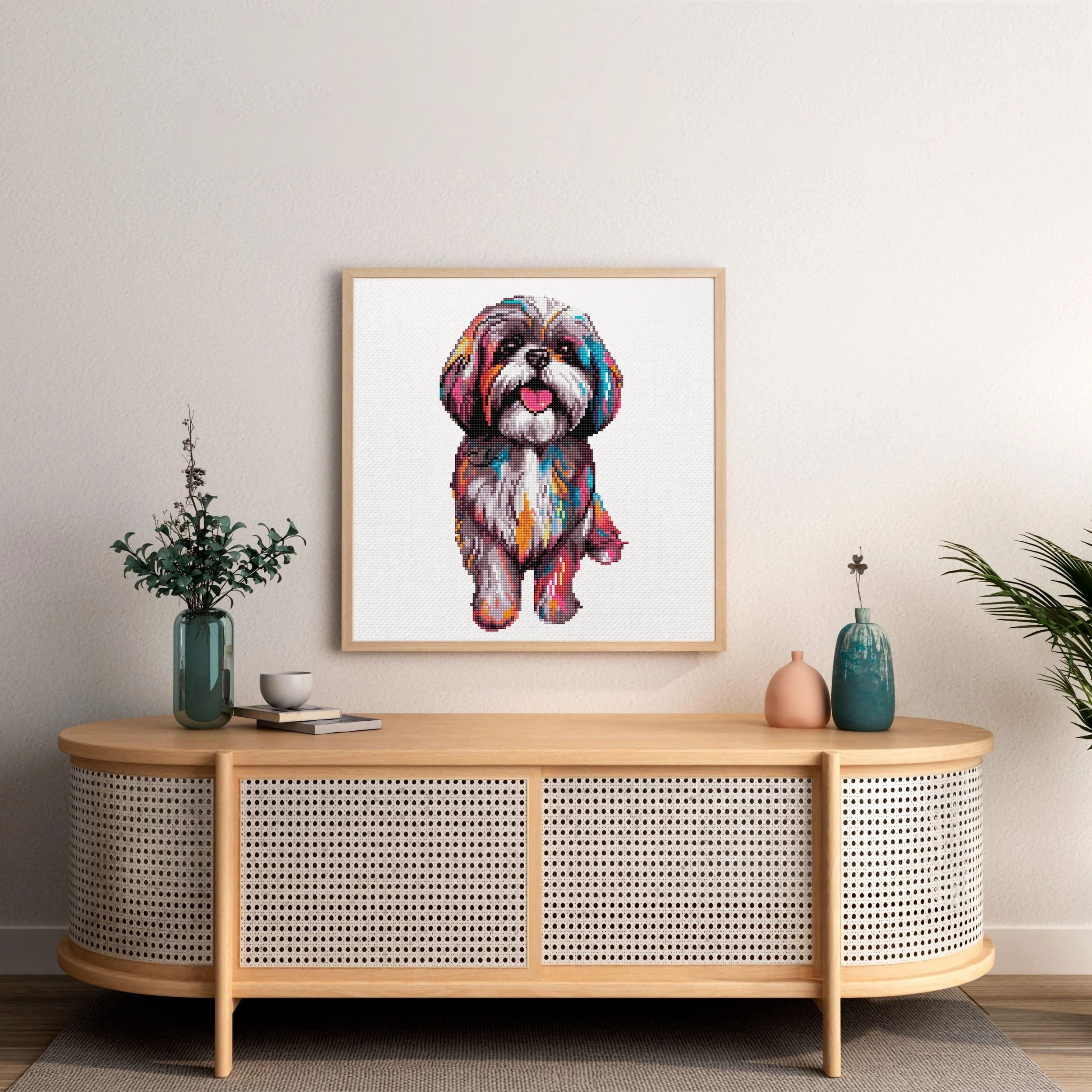 Shih Tzu Dog - Diamond Painting Kit - Image 2