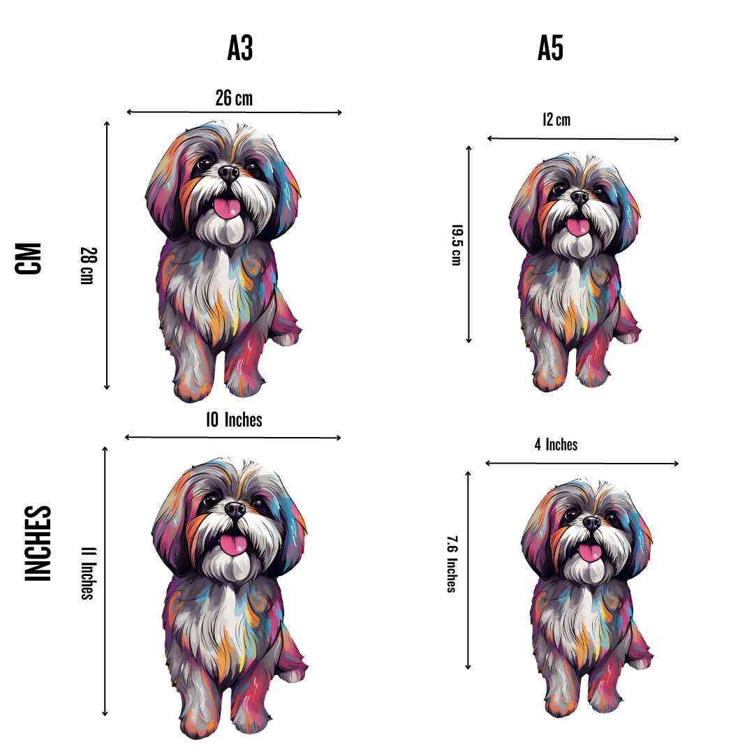 Shih Tzu Dog - Jigsaw Puzzle - Image 2