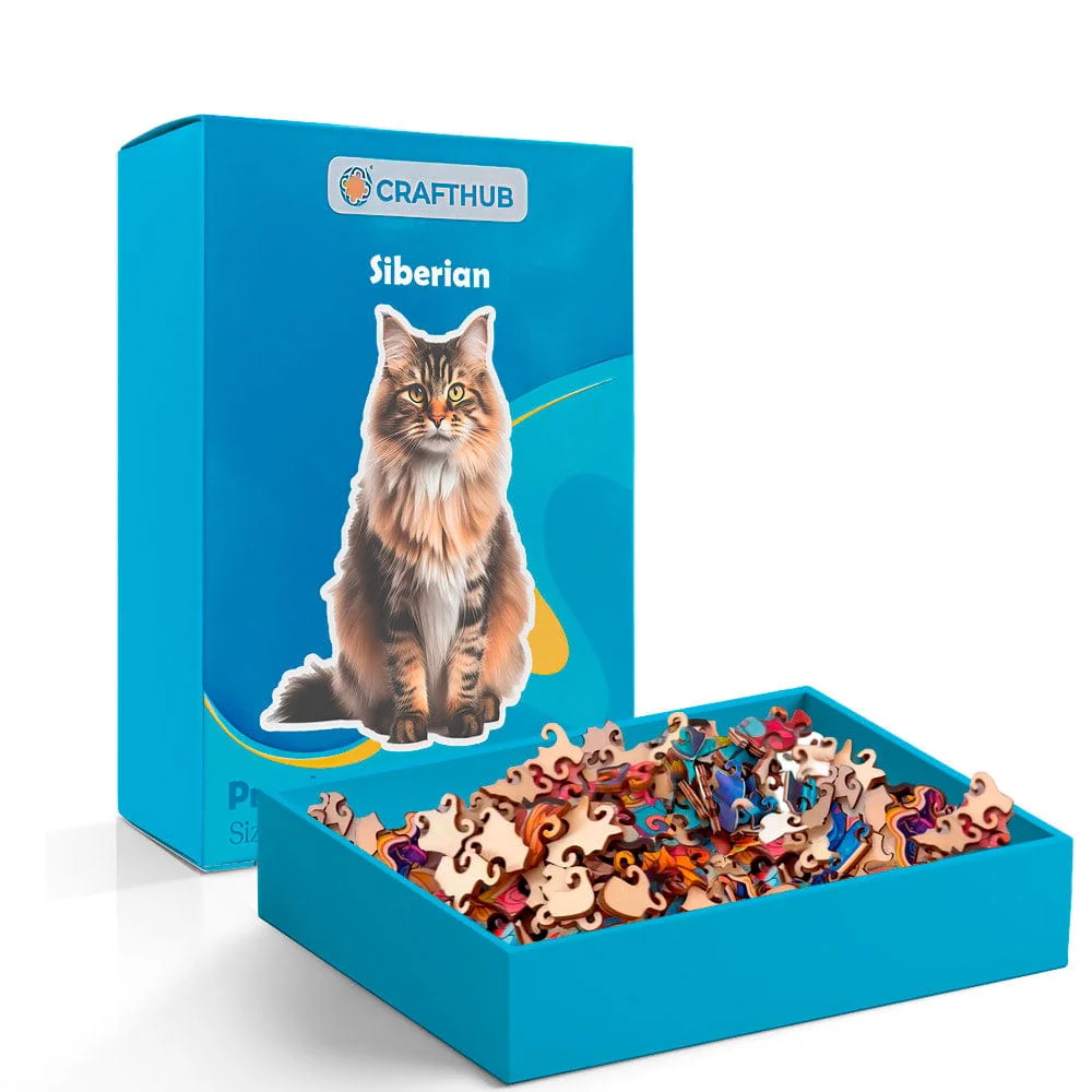 Siberian Cat - Jigsaw Puzzle - Image 4