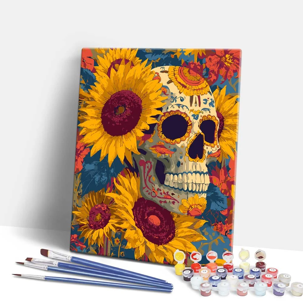 Skull Candy - Paint By Numbers Kit - Image 2