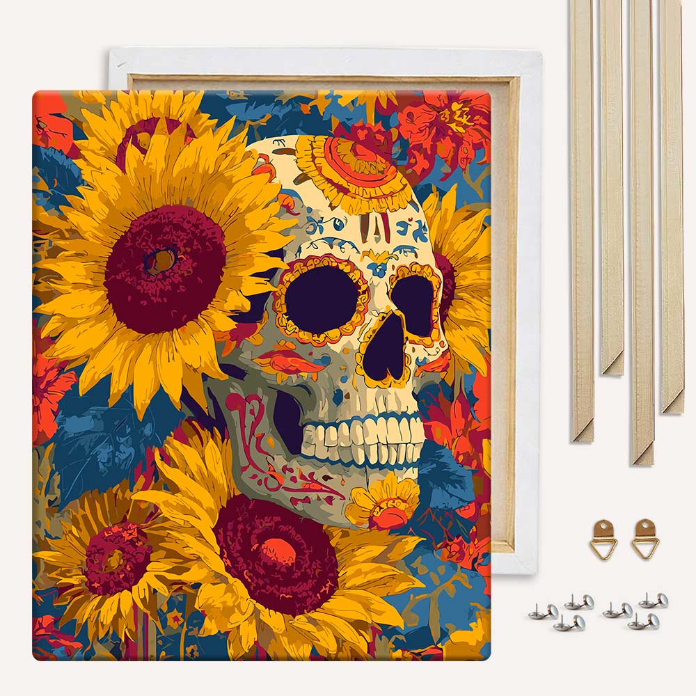 Skull Candy - Paint By Numbers Kit - Image 3
