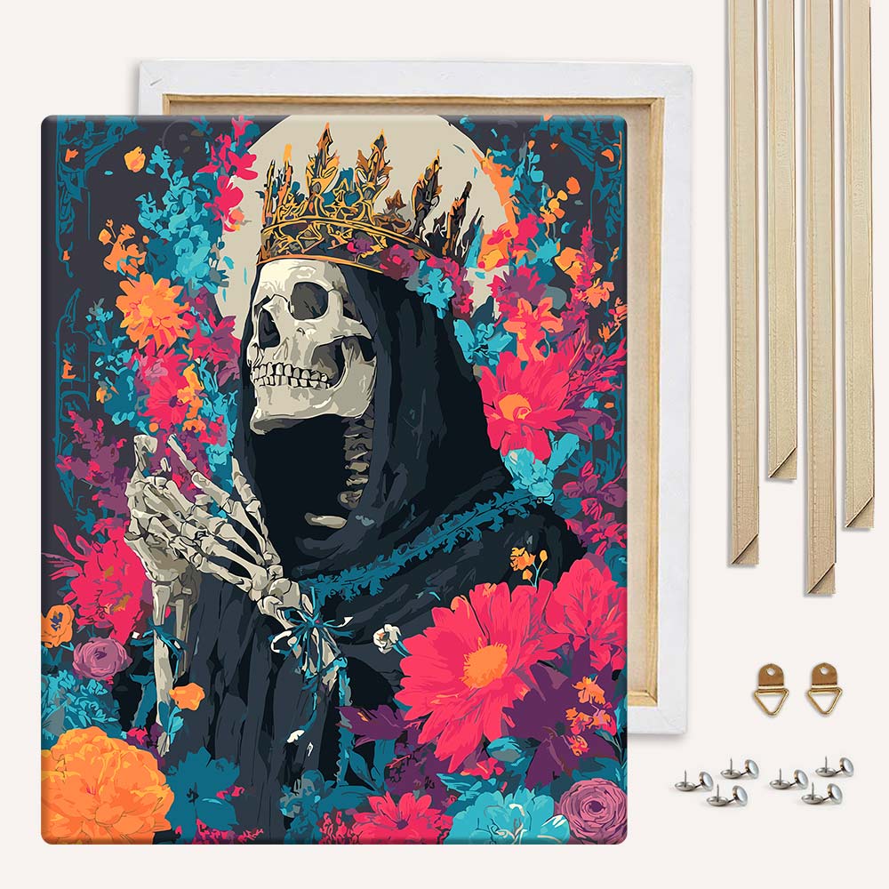 Skull King - Paint By Numbers Kit - Image 3