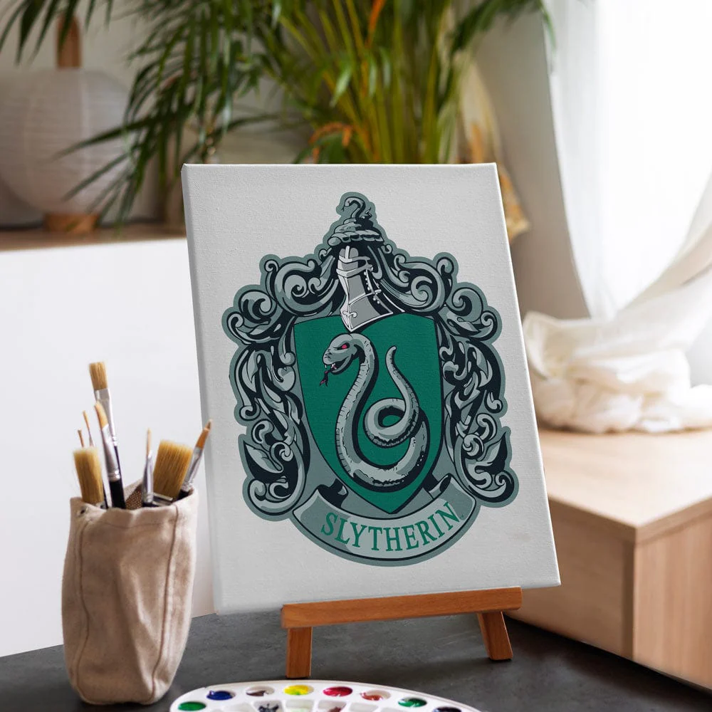 Slytherin Crest - Paint By Numbers Kit - Image 3