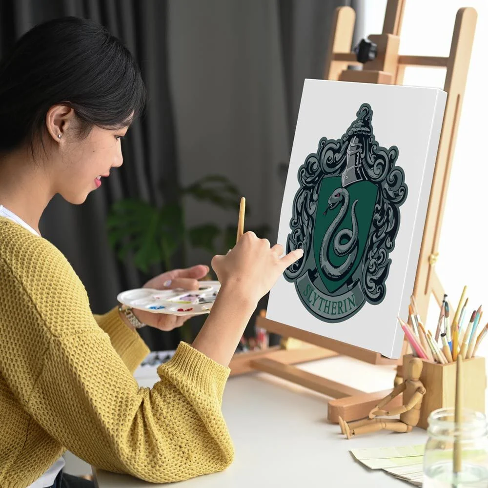 Slytherin Crest - Paint By Numbers Kit - Image 6