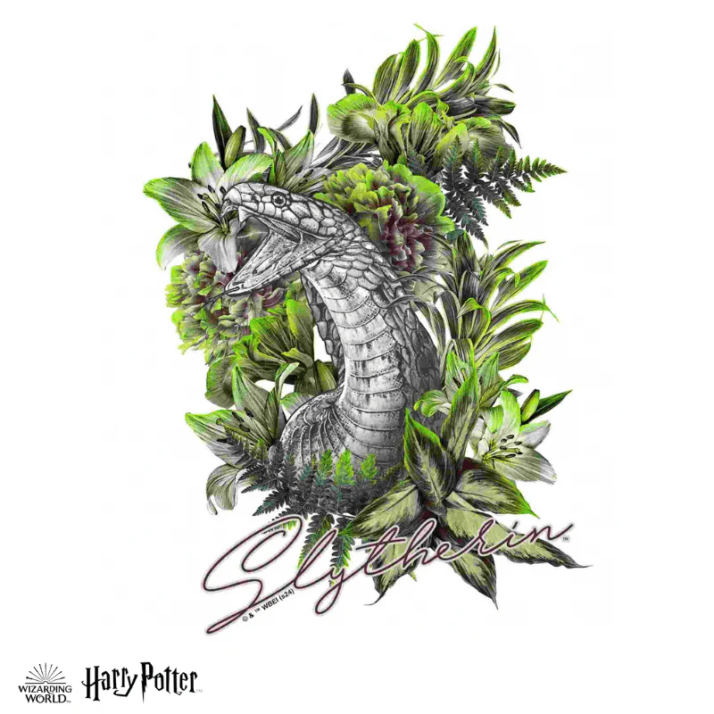 Harry Potter - Slytherin Crest - Utilitarian Romance Wooden Jigsaw Puzzle - Image 4