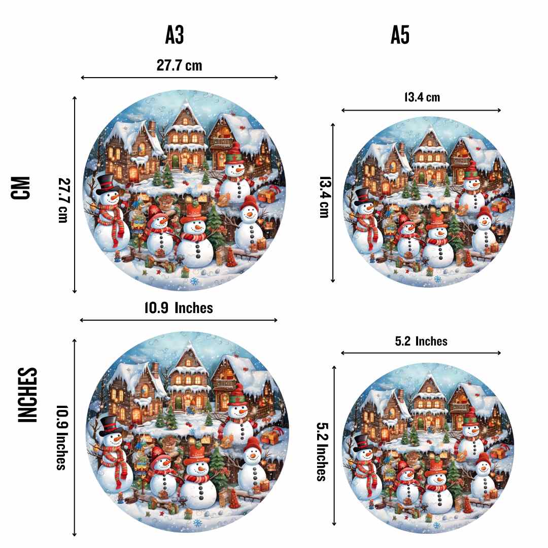 Snowmen - Jigsaw Puzzle - Image 2