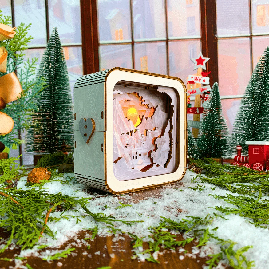 Snowy Coast - 3D Puzzle Night Lamp - Image 3