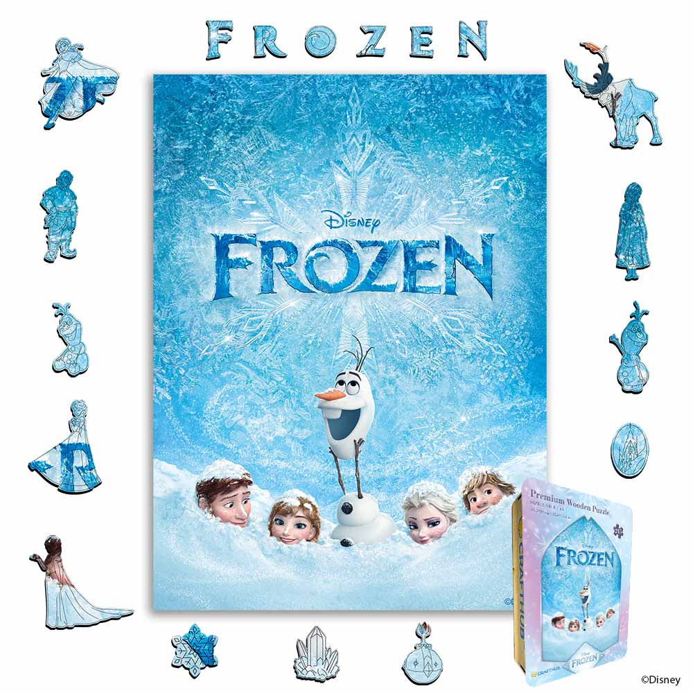Snowy Friends – Wooden Jigsaw Puzzle