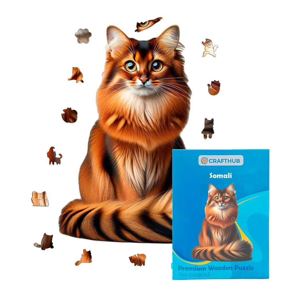 Somali Cat - Jigsaw Puzzle - Image 2
