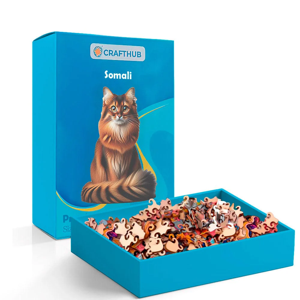 Somali Cat - Jigsaw Puzzle - Image 4